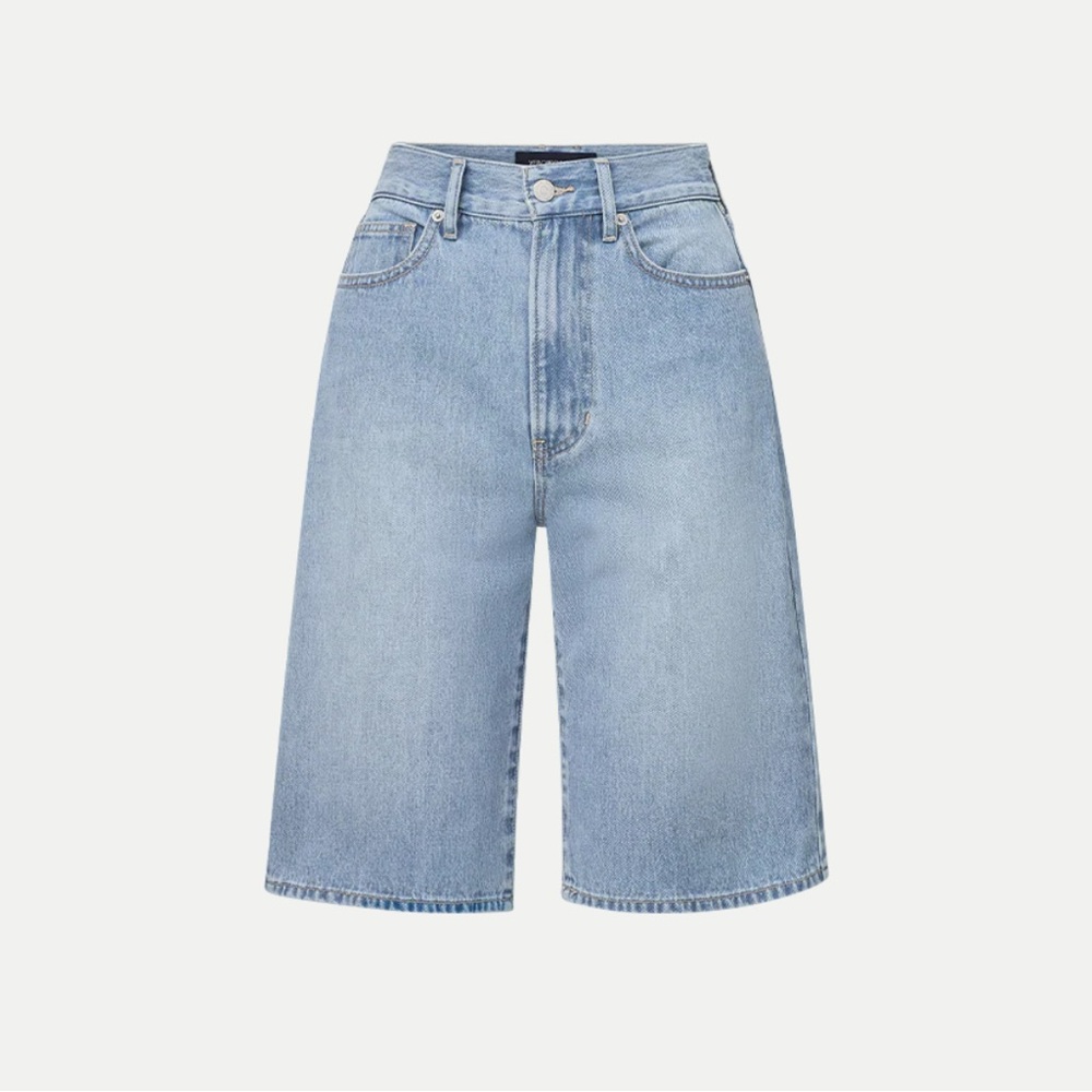 Veronica Beard Light Blue Denim Bermudas
